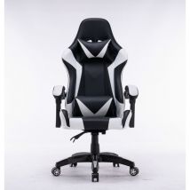 Hucoco - kraft - Fauteuil gamer style moderne bureau - 66x62x115 - Réglable en hauteur - Chaise de bureu