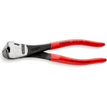 Knipex 67 01 160 Sb Kraft-vornschneider Mit Kunststoff Überzogen Schwarz Atramentiert 160 Mm