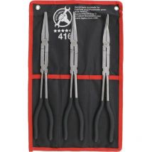 Kraftmann - Juego de alicates de doble articulación 3 piezas