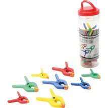Bgs Technic - Juego de mini-pinzas de apriete plástico abs 22 piezas