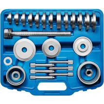 Kraftplus - K.267-3010 Jeu universel extraction de roulement de roue extracteur montage démontage arrache moyeu véhicules 31 pcs