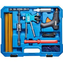 Kraftplus - K.872-5010 Profi Ausbeulwerkzeug-Satz ohne Spachtel- oder Lackeinsatz Dellenlifter Gleithammer Dellenwerkzeug Dellenzieher für