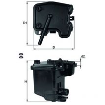 Kraftstofffilter – Einlassdurchmesser 10 mm – Gesamtdurchmesser 1234 mm – Nettogewicht 291 g – MAHLE