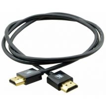 Kramer - cavo hdmi flessibile ad alta velocità con ethernet ultra piatto nero (c-hm/hm/pico/bk-6)