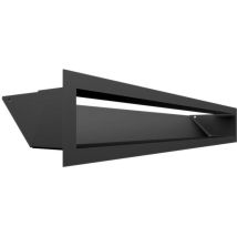 Griglia Di Ventilazione Air Griglia Aria Calda 9 X 60 Cm Nero Griglia Di Scarico Per Ventilazione Camino Presa D'Aria Con Un Angolo Di 45 Gradi - 
