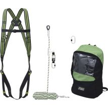 Kratos Safety - Kratos Absturzsicherung Profi Set inklusive Auffanggurt, Bandfalldämpfer und Rucksack Gerüstbauer, 15m