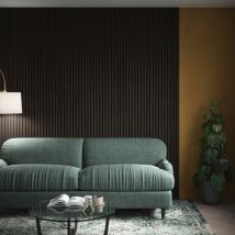 Kraus - Easy Living Acoustic Slat Wall Panel - Dark Oak - (l) 240cm x (w) 60cm - Single