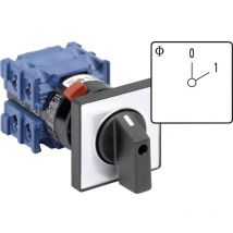 Kraus&naimer - CH10.A202.FT2 Interrupteur sectionneur 20 a 1 x 60 ° gris, noir 1 pc(s)