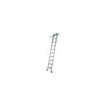 Krause - Escalera para estanterías de peldaños planos con cabezal