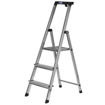 Krause - Safety Folding ladder silver (126313)