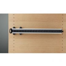 Self System Krawattenhalter Modell a Aluminium/Kunststoff schwarz - Servetto