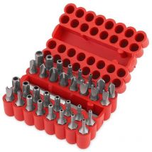 33-teiliges Schraubendreher-Bit-Set – 9 TX-Bits, 6 HX-Bits, 6 HX-Sicherheitsbits, 24 TX-Bits, 4 Schlüssel, 3 Torx, 4 Tri-Wing – Kreator