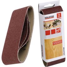 3er-pack Schleifbänder - Körnung 60 - 100 X 610 Mm Kreator