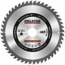 1 hoja de sierra circular 160 mm 2,0 mm 24 dientes - diámetro 30 mm Kreator