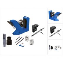Kreg - Pocket Hole Jig 720 Taschenloch Bohrschablone ( KPHJ720 ) + Dübel Bohrschablone + Stufenbohrer + Bit + Schrauben