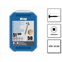 Vis à tête cylindrique bombée 51 mm 50 pièces ( SML-C2-50 ) - Kreg
