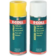 E-COLL Kreidespray 400ml gelb – Überkopfsprühdüse – glänzend – lösemittelhaltig – Propan, Butan – Gefahrstoff