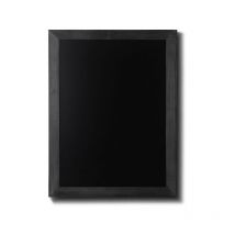 Showdown Displays - Showdown Kreidetafel Natura mit flachem Rahmen - 50x60cm - Holz - Schwarz