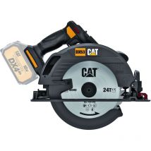 CAT – Kreissäge 18V – 185mm Durchmesser – 5000 U/min – 65mm Schnitttiefe – 3,25kg – bürstenloser Motor – ergonomischer Griff