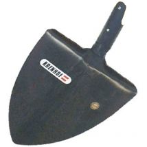 KRENHOF Spitzschaufel geschmiedet mit Feder ohne Stiel Größe 290 x 300 mm