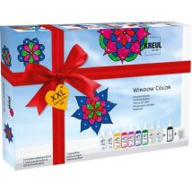 42849 - Window Color xxl Window Paint Set per piccoli e grandi artisti - Kreul