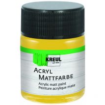 Kreul - Acryl Mattfarbe gold 50 ml Künstlerfarben