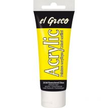 El Greco Acrylic Tube fluoreszierend zitron 75 ml Künstlerfarben - Kreul
