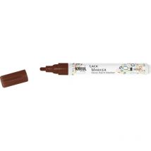 Lack Marker medium braun, 2-4 mm Künstlerfarben - Kreul