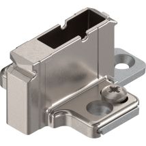 Clip Kreuzmontageplatte, Zink, Systemschrauben Distanz 18 Mm - Blum
