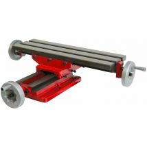 Kreuztisch Frästisch Bohrtisch Schraubstock Koordinatentisch metrisch 475x153mm