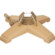 Krinner Weihnachtsbaum Christbaumständer Vario Tölz Massivholz Buche Design 47cm