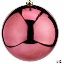 Krist+ Weihnachtskugel Rosa Kunststoff 20 x 31 x 20 cm (12 Stück)