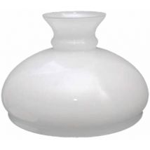 Ltde - gaudi Quinqué Glas Lampenschirm opal glänzend 10x12cm Öffnung 9cm