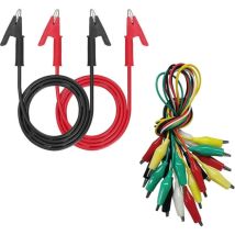 Krokodilklemmen, Testkabel, Drahtkabel Mit Doppel-ende, Isolierte Krokodilklemmen, Flexibles Kupfer-testkabel Für Elektrische Tests