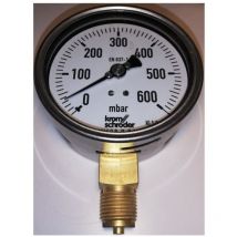 Kromschroder 03200156 Manómetro de manguera de goma rfm 0.6 - máx. 600mbar - blanco, Blanca