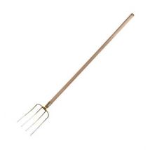 Forca Per Letame 'Top Quality' 4 Denti - Con Manico Cm. 140 - Krone