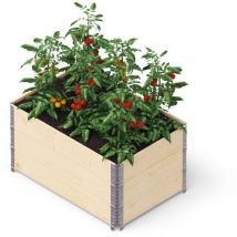 Kronus Hochbeet Palettenrahmen 3er-Set 120 x 80 x 60 cm Gemüsebeet Kräuterbeet