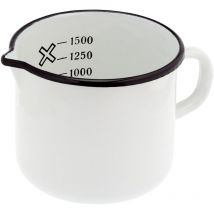 Bollilatte, 14 cm, con beccuccio, Colore: Bianco - Krüger