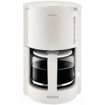 Krups - F30901 Freestanding - Machine à café (Freestanding, Filter coffee machine, 1050 w, White)