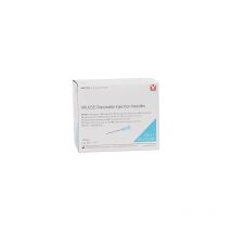 Agujas Desechables 0,6 x 25 mm, 23Gx1', Azul, Caja 100 uds - Kruuse
