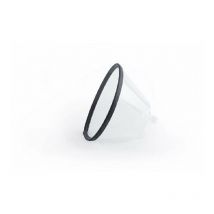 Kruuse - Collar Isabelino Transparente con Borde de Goma buster confort, 25 cm, 1 ud