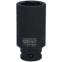 1/2' Douilles à chocs 6 pans, longues, 28mm