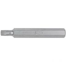 Kstools - 10 mm Punta para tornillos Torx con orificio frontal, 75 mm, TB10