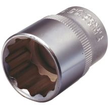KSTOOLS 1/2" 12-kant-Stecknuss 15/16" – Chrom-Vanadium-Stahl – Durchmesser 33mm – Gesamtlänge 42mm – Gewicht 110g