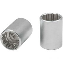 1/2' 12-kant Stecknuss, 16,0 mm kurz