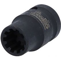 KSTOOLS 1/2" Bremssattel-Spezialstecknuss 15 mm – Chrom-Vanadium-Stahl – 10-Kant – 50 mm – 93 g