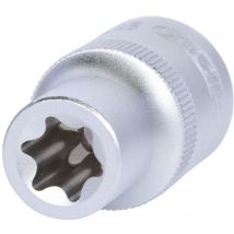KSTOOLS – Torx-E Innenvierkant E12 – 16mm Durchmesser – Chrom-Vanadium – 1/2" Antrieb – DIN 3120, ISO 1174