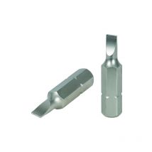 Ks Tools 911.2239 - (x10pcs) screwdriver bits - Slot 4 - Training 6,35mm - Length : 25mm - grey