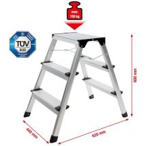 Ks Tools - Aluminium-Stufen-Stehleiter