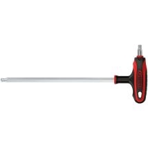 Chiave maschio piegata con impugnatura a t Torx testa sferica,T10